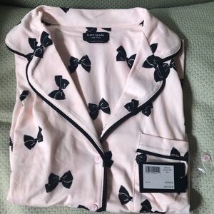 NWT, Kate Spade pajama set. Short sleeve top and ankle length pants.